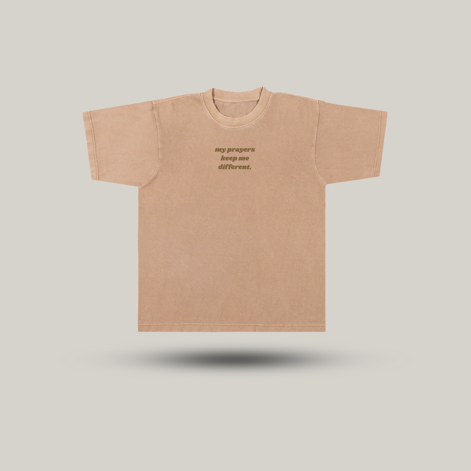 My Prayers Keep Me Different — Kept Signature Tee