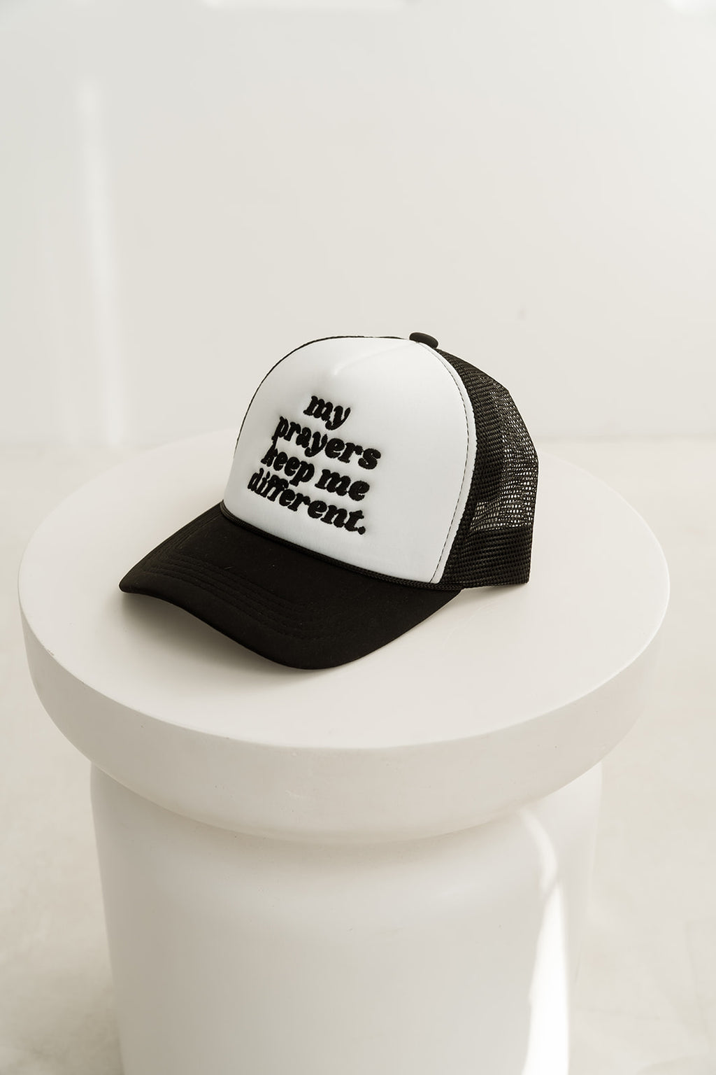 MY PRAYERS KEEP ME DIFFERENT - SIGNATURE TRUCKER